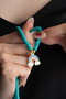 Heliophilia Silver Collar KL-0865 Multicolor con Colgantes Arco Iris y Piedra